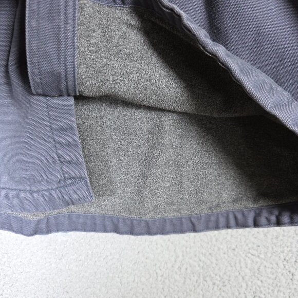 Duluth Trading Co Shirt Jacket Sz Large Fleece Lined Heavyweight Canvas Shacket - Picture 7 of 12